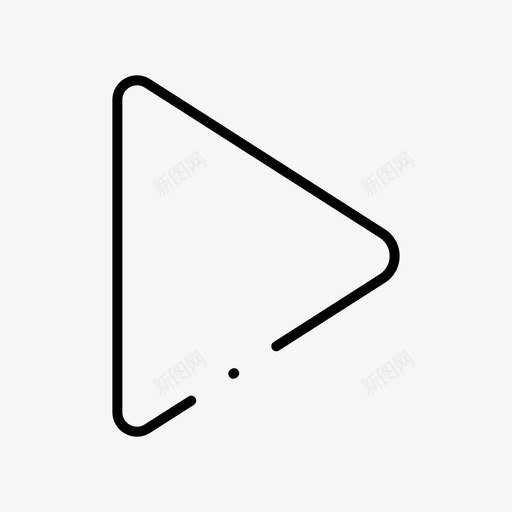 控件媒体播放图标svg_新图网 https://ixintu.com ui 元素 基本 媒体 控件 播放 点线 规则 视频
