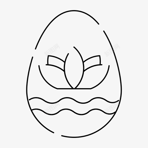 复活节彩蛋假日快乐的东方人图标svg_新图网 https://ixintu.com 假日 复活节彩蛋 快乐的东方人