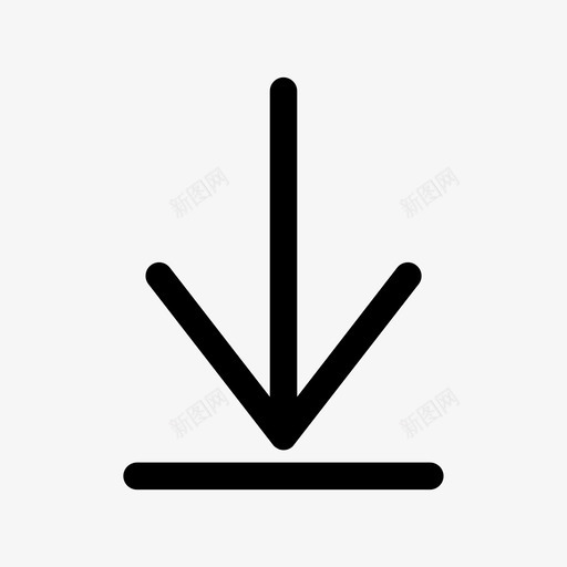 下降保存图标svg_新图网 https://ixintu.com 下 下载 下降 保存 字形图标工作