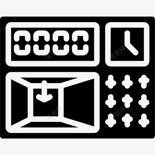 面板医疗设备2填充图标svg_新图网 https://ixintu.com 医疗设备 填充 面板