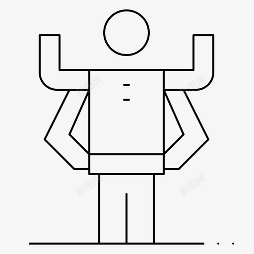 能力人力多任务图标svg_新图网 https://ixintu.com 人力 多任务 生产力和商业动机技能 组织 能力