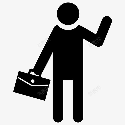 商人雇主企业家图标svg_新图网 https://ixintu.com 企业家 商人 形图 泰康 象形 雇主