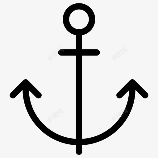 锚海军装备海盗工具图标svg_新图网 https://ixintu.com 力量 图形 图标 工具 帆船 海军 海盗 线图 航海 装备 速度