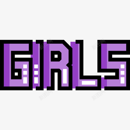 女孩女权主义7线性颜色图标svg_新图网 https://ixintu.com 女孩 女权主义7 线性颜色