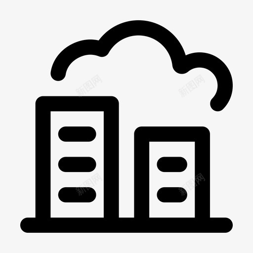 城市空气建筑物图标svg_新图网 https://ixintu.com 城市 建筑物 污染 烟雾 空气 雾 飞龙污染填充线