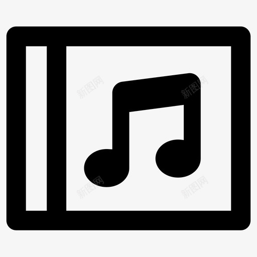 专辑音频光盘图标svg_新图网 https://ixintu.com 专辑 光盘 歌曲 音乐 音频