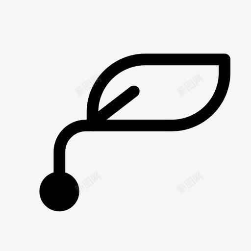 叶状环保绿色图标svg_新图网 https://ixintu.com 叶状 环保 绿色