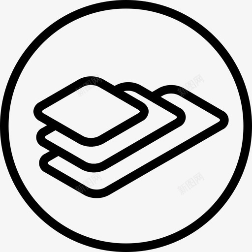 反向层批次台阶图标svg_新图网 https://ixintu.com 分配 反向层 台阶 批次