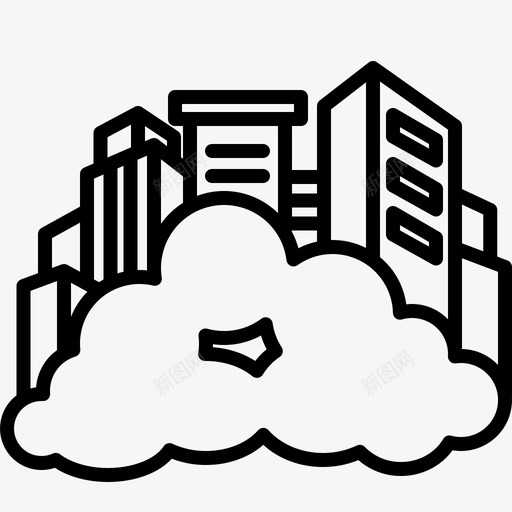 城市空气污染烟雾pm25图标svg_新图网 https://ixintu.com pm25 世界 城市 污染 烟雾 空气污染