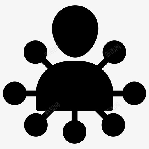 用户网络通信网络图标svg_新图网 https://ixintu.com 全球 商业 标志 标志符 用户 组织 结构 网络 网络系统 运营 通信