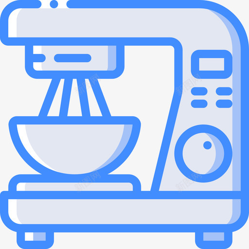 搅拌器烹饪53蓝色图标svg_新图网 https://ixintu.com 搅拌器 烹饪53 蓝色