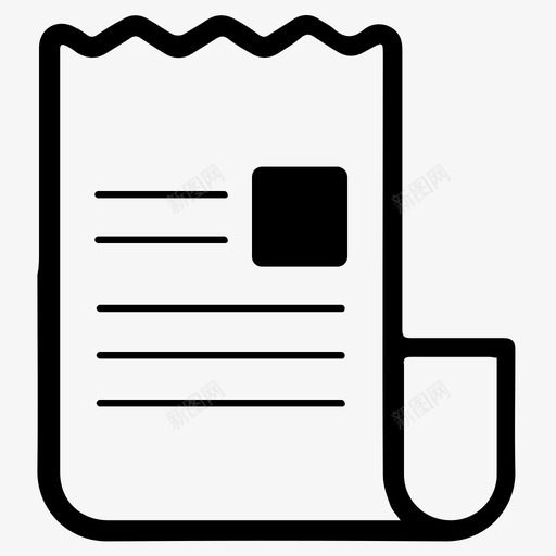 报纸每日新闻信息图标svg_新图网 https://ixintu.com 信息 报纸 每日新闻 社交媒体 通知