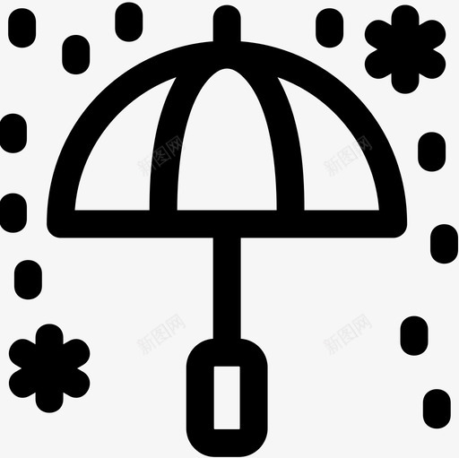 雪冬季61线性图标svg_新图网 https://ixintu.com 冬季 线性
