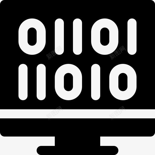 编码智能城市11已填充图标svg_新图网 https://ixintu.com 城市 填充 智能 编码