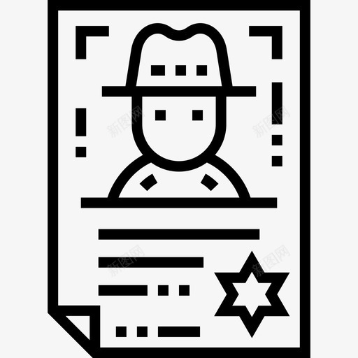 通缉西部荒野29号直系图标svg_新图网 https://ixintu.com 直系 西部荒野29号 通缉