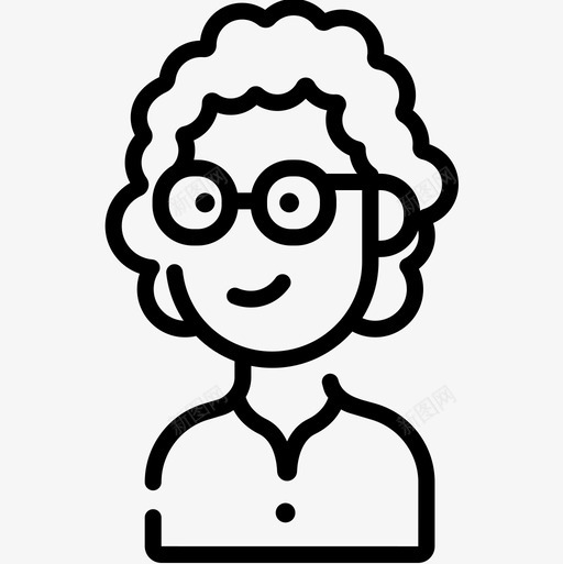 老妇人65岁的阿凡达直系人图标svg_新图网 https://ixintu.com 65岁 妇人 直系 系人 老妇 阿凡