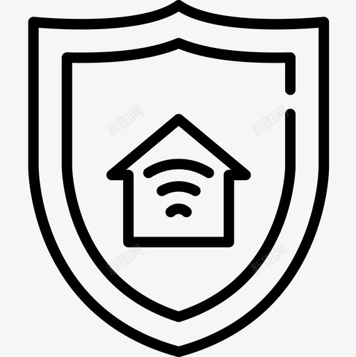 保险域8线性图标svg_新图网 https://ixintu.com 保险 线性