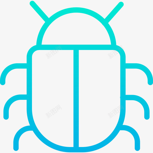 Bug网络安全12梯度图标svg_新图网 https://ixintu.com Bug 梯度 网络安全