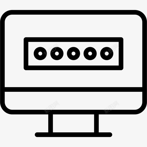 密码网络安全8线性图标svg_新图网 https://ixintu.com 密码 线性 网络安全8