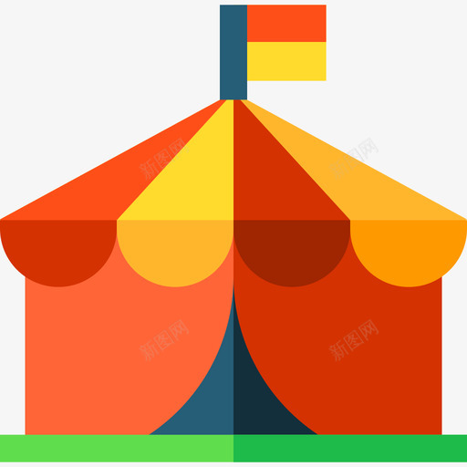 马戏团城市5号楼公寓图标svg_新图网 https://ixintu.com 5号楼 公寓 城市 马戏团