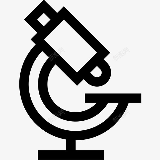 显微镜物理学11线性图标svg_新图网 https://ixintu.com 显微镜 物理学 线性