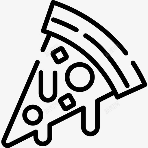 披萨片聚会和庆祝13直系图标svg_新图网 https://ixintu.com 庆祝 披萨片 直系 聚会