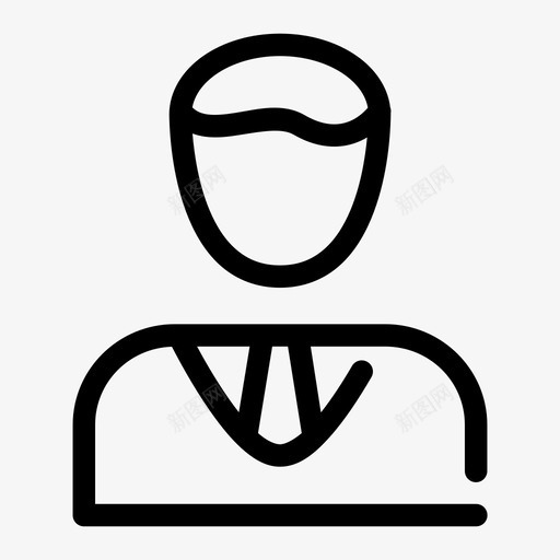 办公室职员男孩男人图标svg_新图网 https://ixintu.com 办公室职员 杂项 用户 男人 男孩