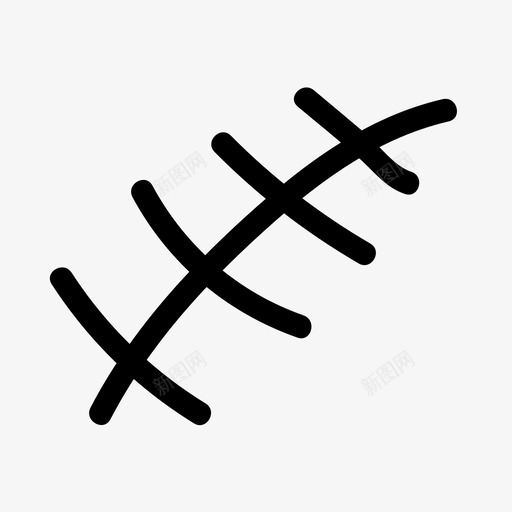 疤痕伤口手术图标svg_新图网 https://ixintu.com 伤口 手术 疤痕 缝线