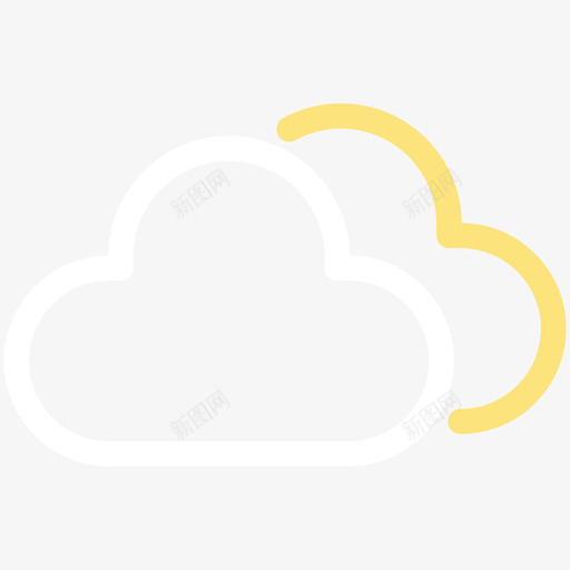 天气库-47方案二-阴svg_新图网 https://ixintu.com 天气库-47方案二-阴