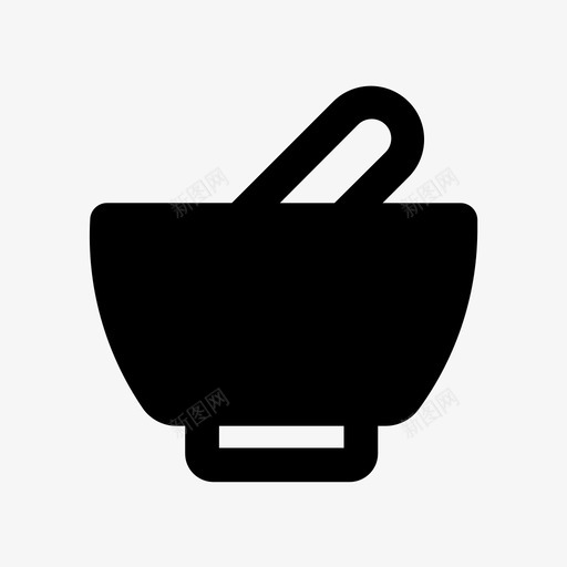 药房保健草药图标svg_新图网 https://ixintu.com 保健 砂浆 草药 药房