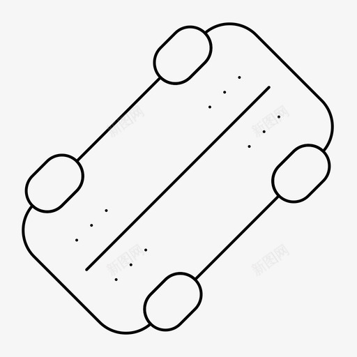 滑冰滑板运动图标svg_新图网 https://ixintu.com 滑冰 滑板 细线 运动 运动训练