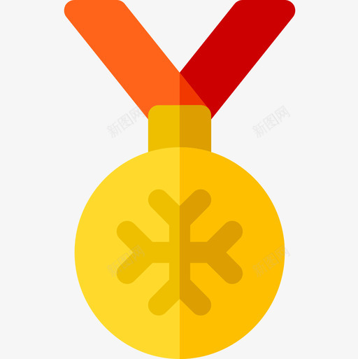 奖牌冬季运动6持平图标svg_新图网 https://ixintu.com 冬季运动6 奖牌 持平