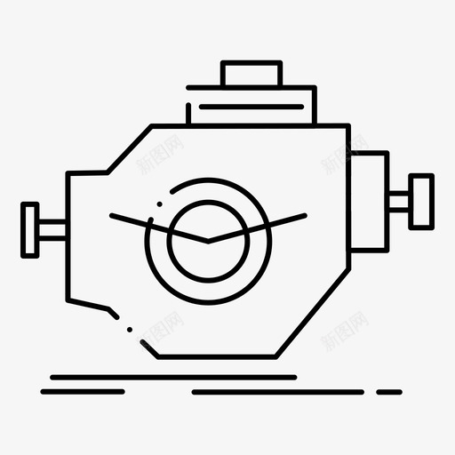 发动机工业机器图标svg_新图网 https://ixintu.com 2月 v6 web 发动机 工业 性能 机器 界面 系列