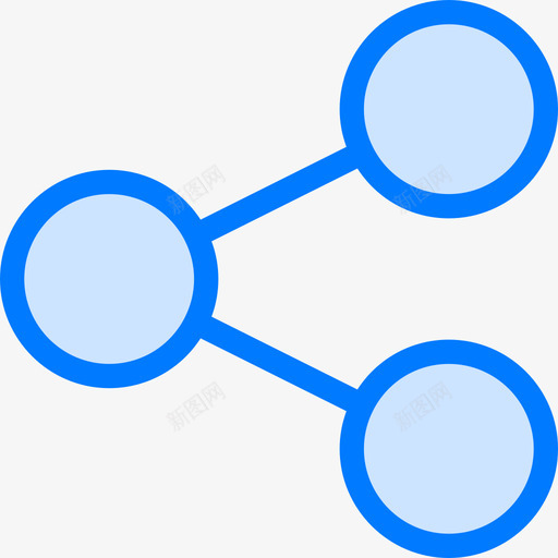 网络网络数据2蓝色图标svg_新图网 https://ixintu.com 网络 网络数据2 蓝色