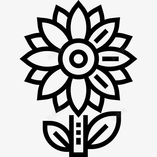 花互变药2线状图标svg_新图网 https://ixintu.com 互变 线状