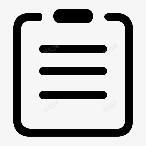 订单-未选中svg_新图网 https://ixintu.com 订单-未选中