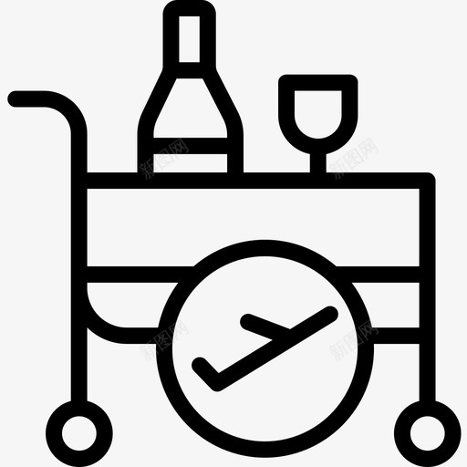 食品车旅行185直线图标svg_新图网 https://ixintu.com 旅行185 直线 食品车