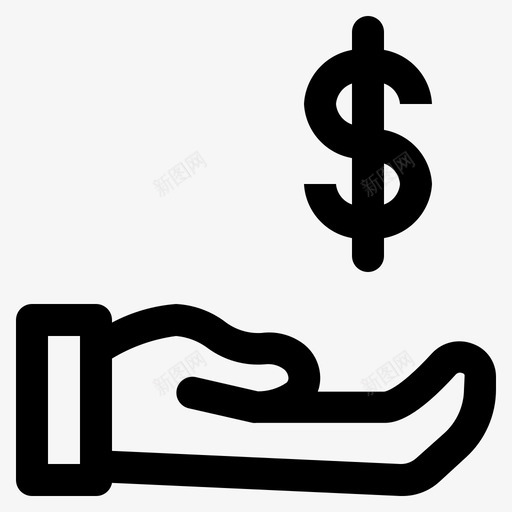 投资商业金钱图标svg_新图网 https://ixintu.com 商业 投资 金钱