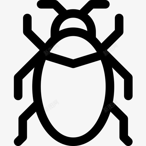 虫昆虫9线状图标svg_新图网 https://ixintu.com 昆虫 线状