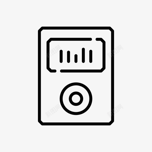 音乐播放器音频mp3图标svg_新图网 https://ixintu.com mp3 便携 音乐 音乐声音 音乐播放器 音频