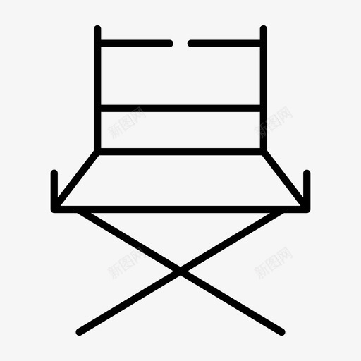 导演席影院电影导演图标svg_新图网 https://ixintu.com 创意差距缩小 导演席 影院 电影导演
