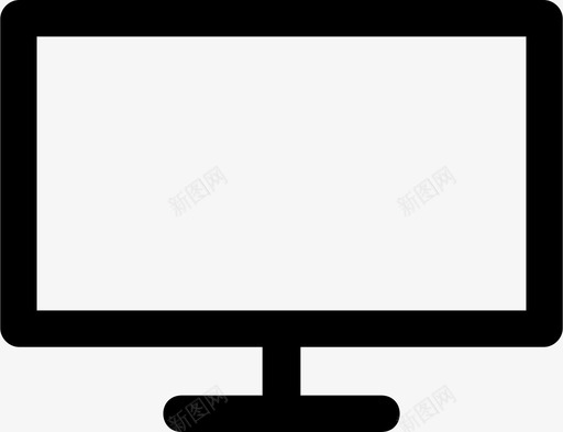 计算机小工具显示器图标svg_新图网 https://ixintu.com 小工具 屏幕 技术 显示器 计算机