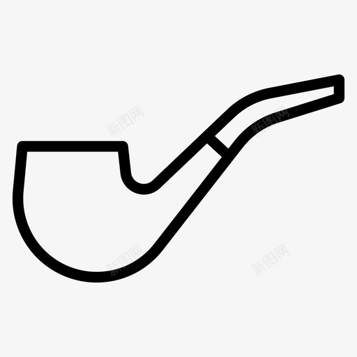 烟斗香烟水手图标svg_新图网 https://ixintu.com 水手 烟斗 航海 香烟