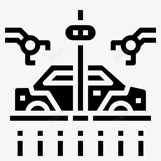 工厂汽车工业图标svg_新图网 https://ixintu.com 制造业 工业 工厂 汽车 汽车固体