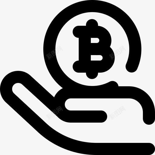 比特币加密货币24概述图标svg_新图网 https://ixintu.com 加密 概述 比特 货币