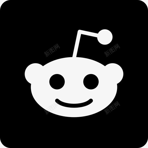 Reddit社交媒体88广场图标svg_新图网 https://ixintu.com Reddit 媒体 广场 社交