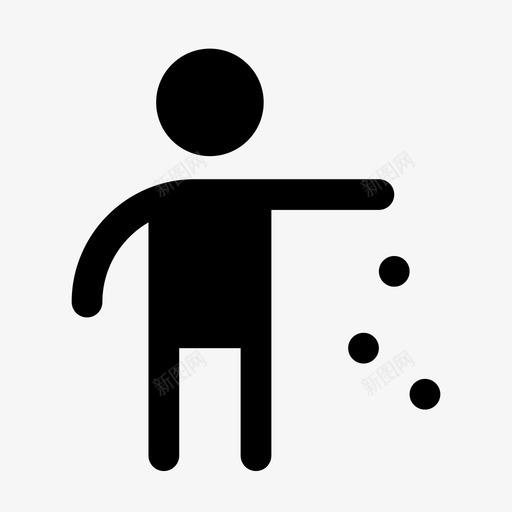 垃圾人飞龙污染雕文图标svg_新图网 https://ixintu.com 垃圾 污染 雕文 飞龙