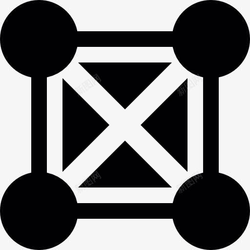 MinisizeBrowser图标png_新图网 https://ixintu.com Web 互联网界 四支箭 平方 浏览器