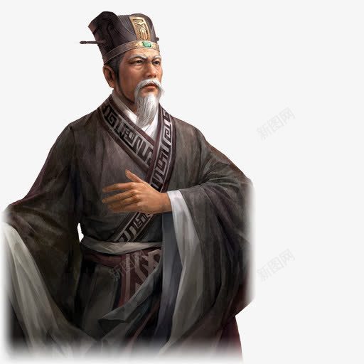 中国古典谋士png免抠素材_新图网 https://ixintu.com 中国 古典 谋士