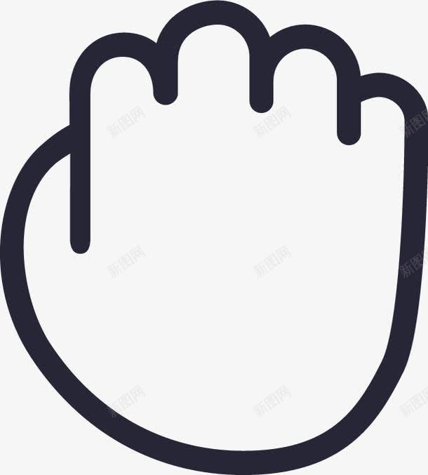 手势抓0图标png_新图网 https://ixintu.com